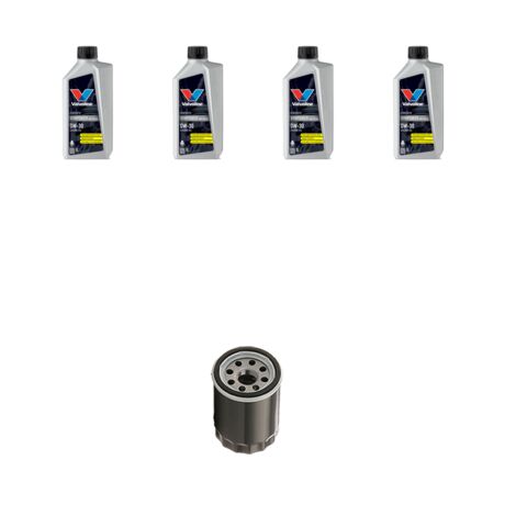 Kit filtro olio e 4L compatibile con Citroen C4 Picasso II 1.2 Puretech 96kw dal 2015