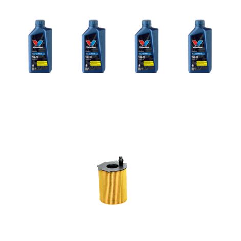 Kit filtro olio e 4L compatibile con Citroen C4 Picasso II 1.6 E-HDI 85kw dal 2013