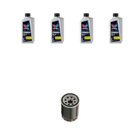 Kit filtro olio e 4L compatibile con Citroen C5 Aircross 1.2 PureTech 96kw dal 2018