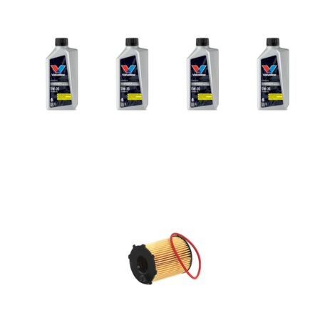 Kit filtro olio e 4L compatibile con Citroen Ds5 1.6 BlueHDi 85kw dal 2013