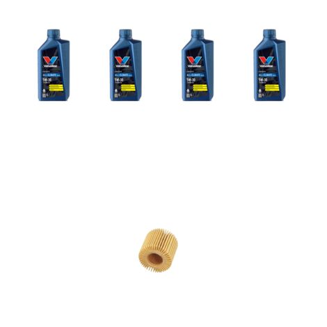 Kit filtro olio e 4L compatibile con Daihatsu Sirion II 1.0 51kw dal 2005