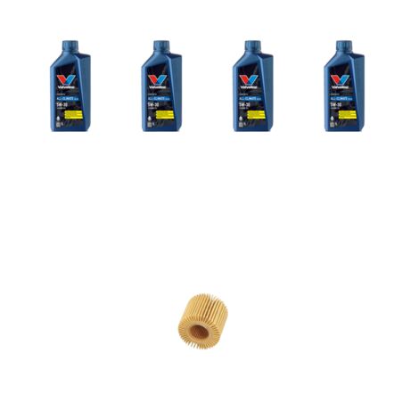 Kit filtro olio e 4L compatibile con Daihatsu Sirion II 1.3 67kw dal 2008