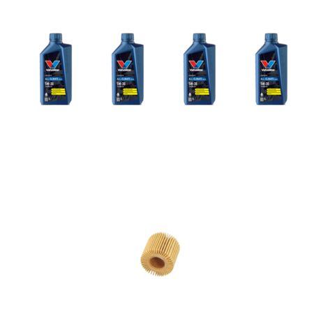 Kit filtro olio e 4L compatibile con Daihatsu Sirion II 1.5 16v 76kw dal 2007
