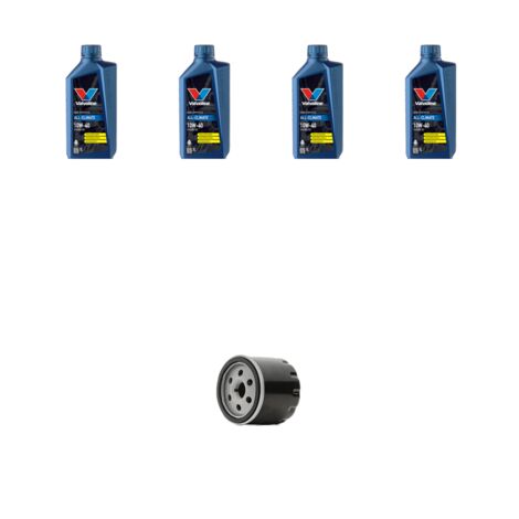 Kit filtro olio e 4L compatibile con Daihatsu YRV 1.3 16v 64KW dal 2000