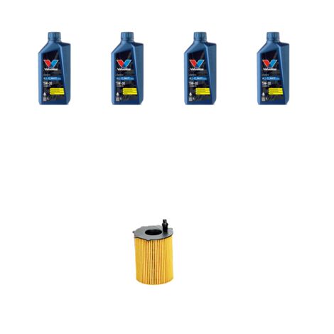 Kit filtro olio e 4L compatibile con Ds3 1.4 HDi 50kw dal 2010