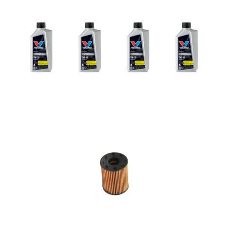 Kit filtro olio e 4L compatibile con Fiat 500X 1.4 MultiAir 125kw dal 2014