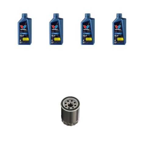 Kit filtro olio e 4L compatibile con Fiat Panda II 1.4 Natural Power 57kw dal 2010