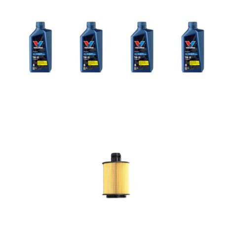 Kit filtro olio e 4L compatibile con Fiat Panda III 1.3 D Multijet 59kw dal 2014