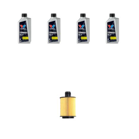 Kit filtro olio e 4L compatibile con Fiat Panda III 1.3 D Multijet 70kw dal 2014