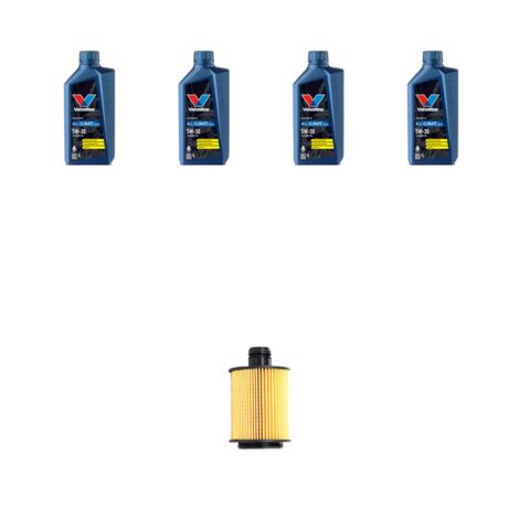 Kit filtro olio e 4L compatibile con Fiat Punto Evo 1.3 D Multijet 62kw dal 2009 al 2012