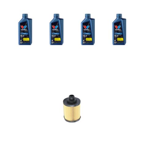 Kit filtro olio e 4L compatibile con Fiat Punto III 1.3 D 55kw dal 2005