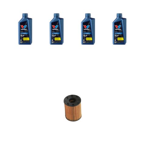 Kit filtro olio e 4L compatibile con Fiat Punto III 1.4 Turbo MultiAir 99kw dal 2012