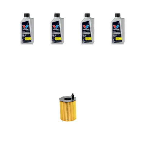 Kit filtro olio e 4L compatibile con Ford Ecosport 1.5 Tdci 70kw dal 2015
