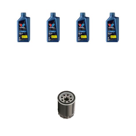 Kit filtro olio e 4L compatibile con Ford Focus I 1.6 16V 74kw dal 1998 al 2004