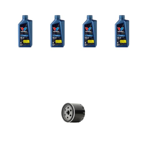 Kit filtro olio e 4L compatibile con Ford Focus II 1.6 16V Ti-VCT 85kw dal 2004