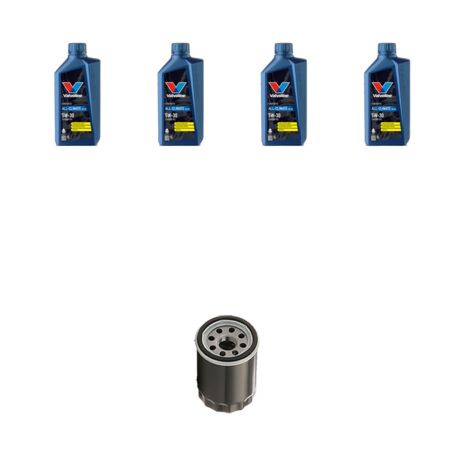 Kit filtro olio e 4L compatibile con Ford Focus II 1.8 16V Flexifuel 92kw dal 2004