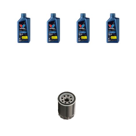 Kit filtro olio e 4L compatibile con Ford Puma 1.4i 16v 66kw dal 1997