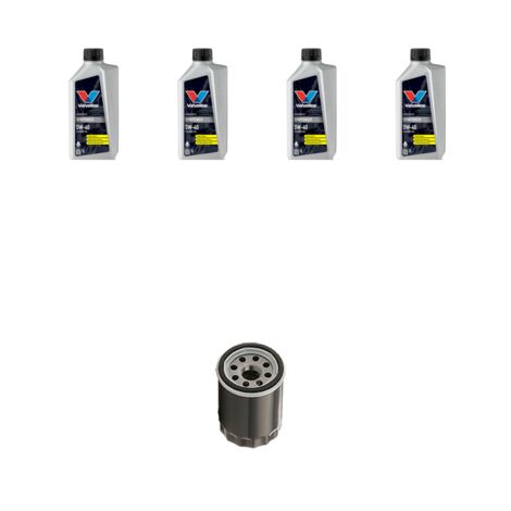 Kit filtro olio e 4L compatibile con Honda Civic VII 1.4i 66kw dal 2001