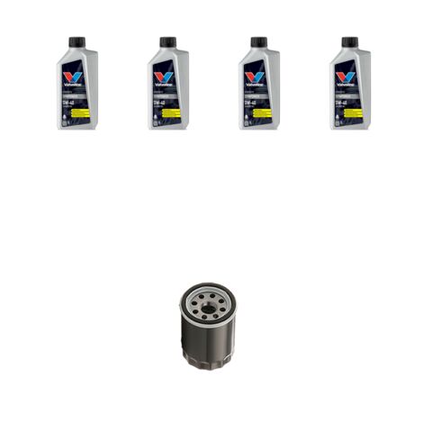 Kit filtro olio e 4L compatibile con Honda Jazz II 1.5 81kw dal 2002