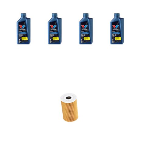 Kit filtro olio e 4L compatibile con Hyundai Accent IV (RB) 1.6 CRDi 94kw dal 2011