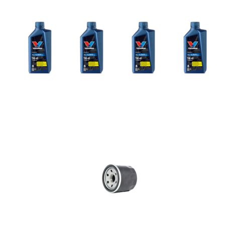 Kit filtro olio e 4L compatibile con Hyundai Coupe II 1.6 16v 77kw (GK) dal 2002