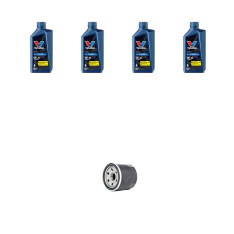 Kit filtro olio e 4L compatibile con Hyundai Coupe II 2.0i 105kw (GK) dal 2003