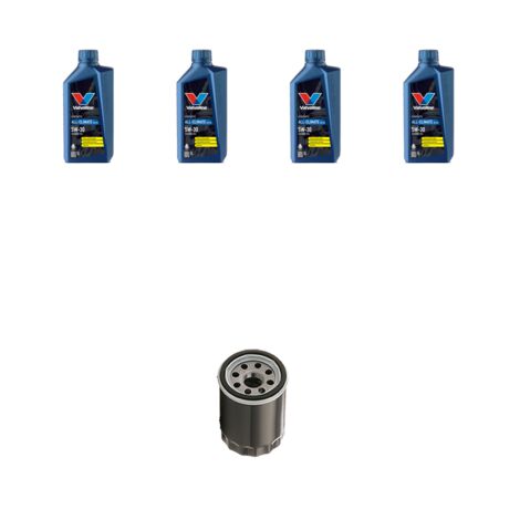 Kit filtro olio e 4L compatibile con Hyundai i20 1.2 57KW dal 2009