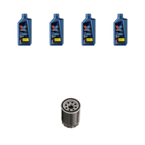 Kit filtro olio e 4L compatibile con Hyundai i20 II 1.2 55kw dal 2014