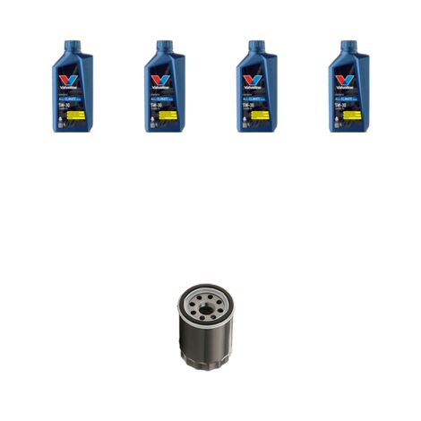 Kit filtro olio e 4L compatibile con Hyundai i20 II 1.2 62kw dal 2014