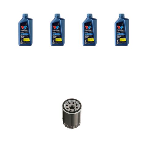 Kit filtro olio e 4L compatibile con Hyundai ix20 1.4 16v 66kw dal 2010
