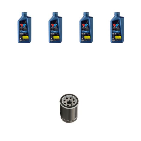Kit filtro olio e 4L compatibile con Hyundai ix20 1.6 16v 92kw dal 2010