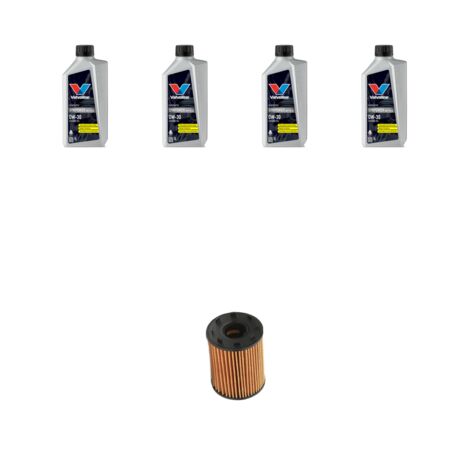 Kit filtro olio e 4L compatibile con Jeep Renegade (BU) 1.4 Multiair 103kw dal 2014