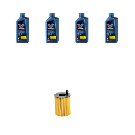Kit filtro olio e 4L compatibile con Mazda 2 (DE) 1.6 cd 66kw dal 2008