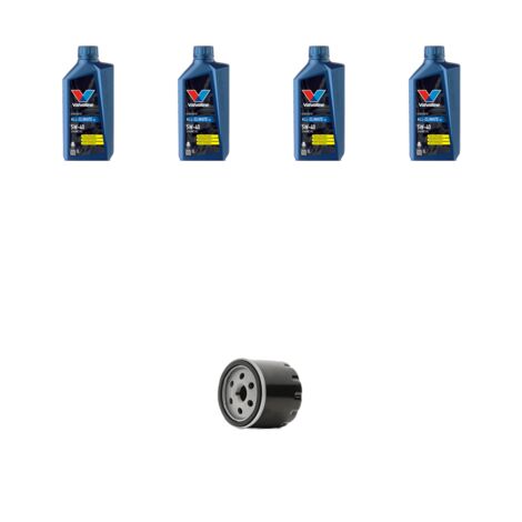 Kit filtro olio e 4L compatibile con Mazda 2 (DY) 1.4 59kw dal 2003 al 2007