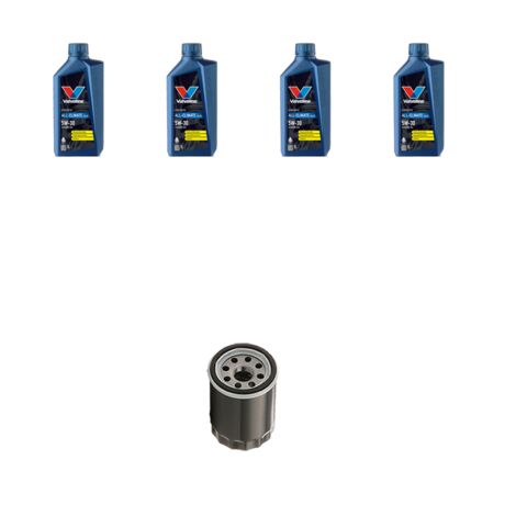Kit filtro olio e 4L compatibile con Mitsubishi Lancer VIII 1.5 80kw dal 2009