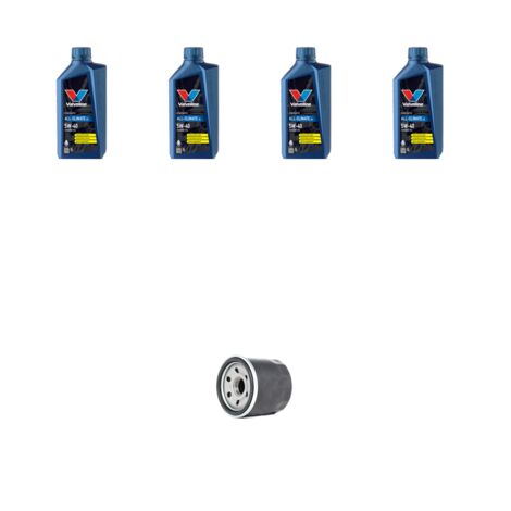 Kit filtro olio e 4L compatibile con Mitsubshi Colt VI (Z30) 1.5 132KW Dal 2010