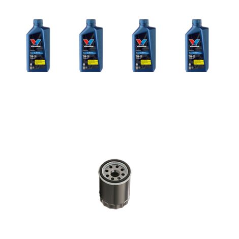 Kit filtro olio e 4L compatibile con Nissan Qashqai II (J11E) 2.0 106kw Dal 2014