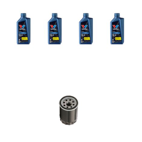 Kit filtro olio e 4L compatibile con Opel Astra K 1.4 Turbo 92kw Dal 2015