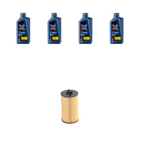 Kit filtro olio e 4L compatibile con Opel Corsa D 1.4 16v 64kw Dal 2010