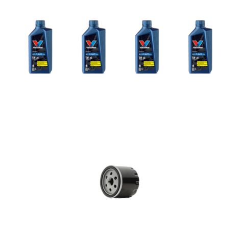 Kit filtro olio e 4L compatibile con Opel Meriva A 1.6 16v 74kw Dal 2003 al 2006