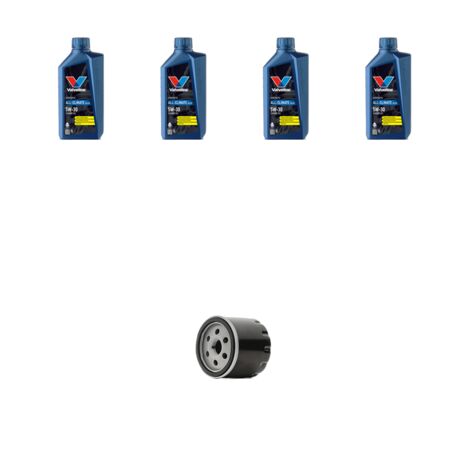 Kit filtro olio e 4L compatibile con Opel Vectra C 1.8i 16v 81kw dal 2002