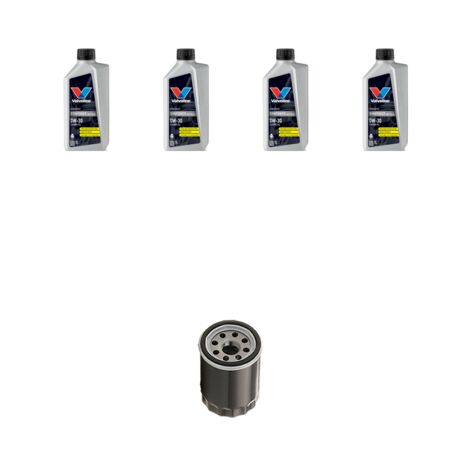 Kit filtro olio e 4L compatibile con Peugeot 2008 1.2 Pure Tech 96kw Dal 2018