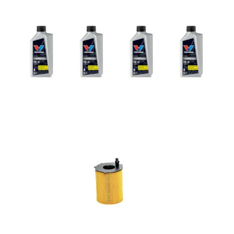 Kit filtro olio e 4L compatibile con Peugeot 208 II 1.6 HDI 68kw Dal 2019