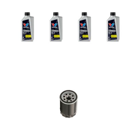 Kit filtro olio e 4L compatibile con Peugeot 3008 1.2 e-THP 96kw dal 2015