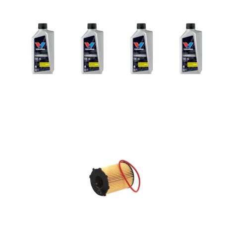 Kit filtro olio e 4L compatibile con Peugeot 3008 1.6 BlueHDI 88kw dal 2014