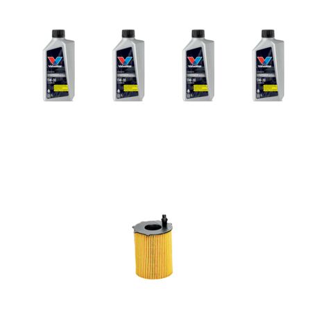 Kit filtro olio e 4L compatibile con Peugeot 3008 1.6 HDI 85kw dal 2012