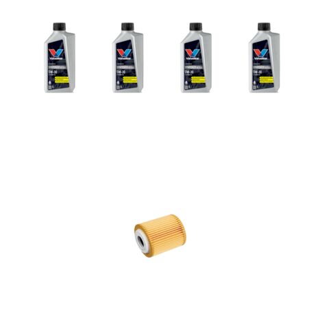 Kit filtro olio e 4L compatibile con Peugeot 3008 II 1.5 BlueHDI 96kw Dal 2018