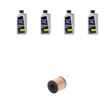 Kit filtro olio e 4L compatibile con Peugeot 3008 II 1.6 THP 110kw Dal 2016