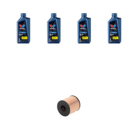 Kit filtro olio e 4L compatibile con Peugeot 5008 1.6 16v 115kw dal 2009