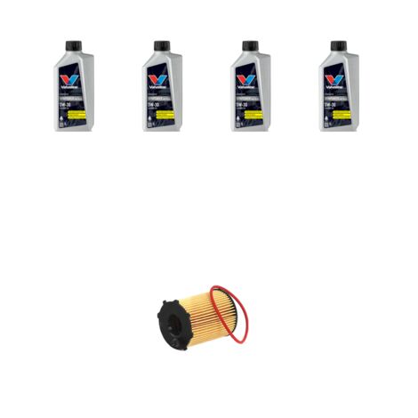 Kit filtro olio e 4L compatibile con Peugeot Partner II 1.6 BlueHDI 88kw dal 2015